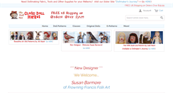 Desktop Screenshot of clothdollmarket.com